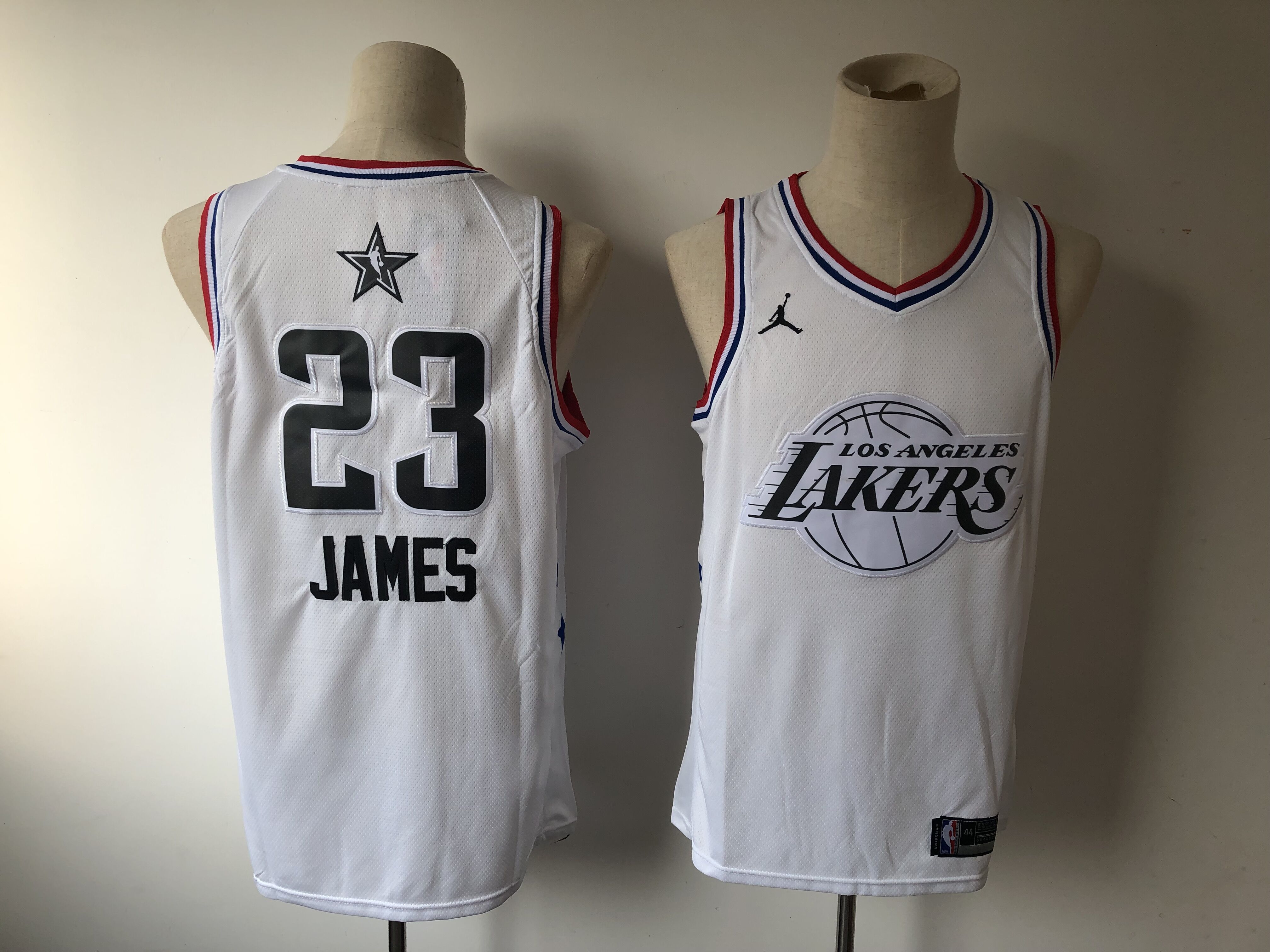 Men Los Angeles Lakers #23 James White 2019 All Star NBA Jerseys